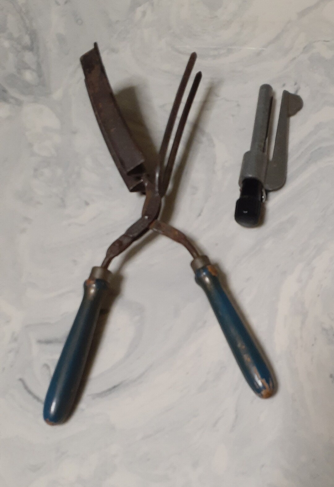 Antique Hair Crimper /curler Wood Handle 2 Pieces Etsy