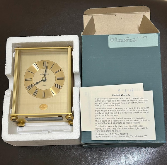 Vintage Montreux Carriage Ford 25th Anniversary Clock - West