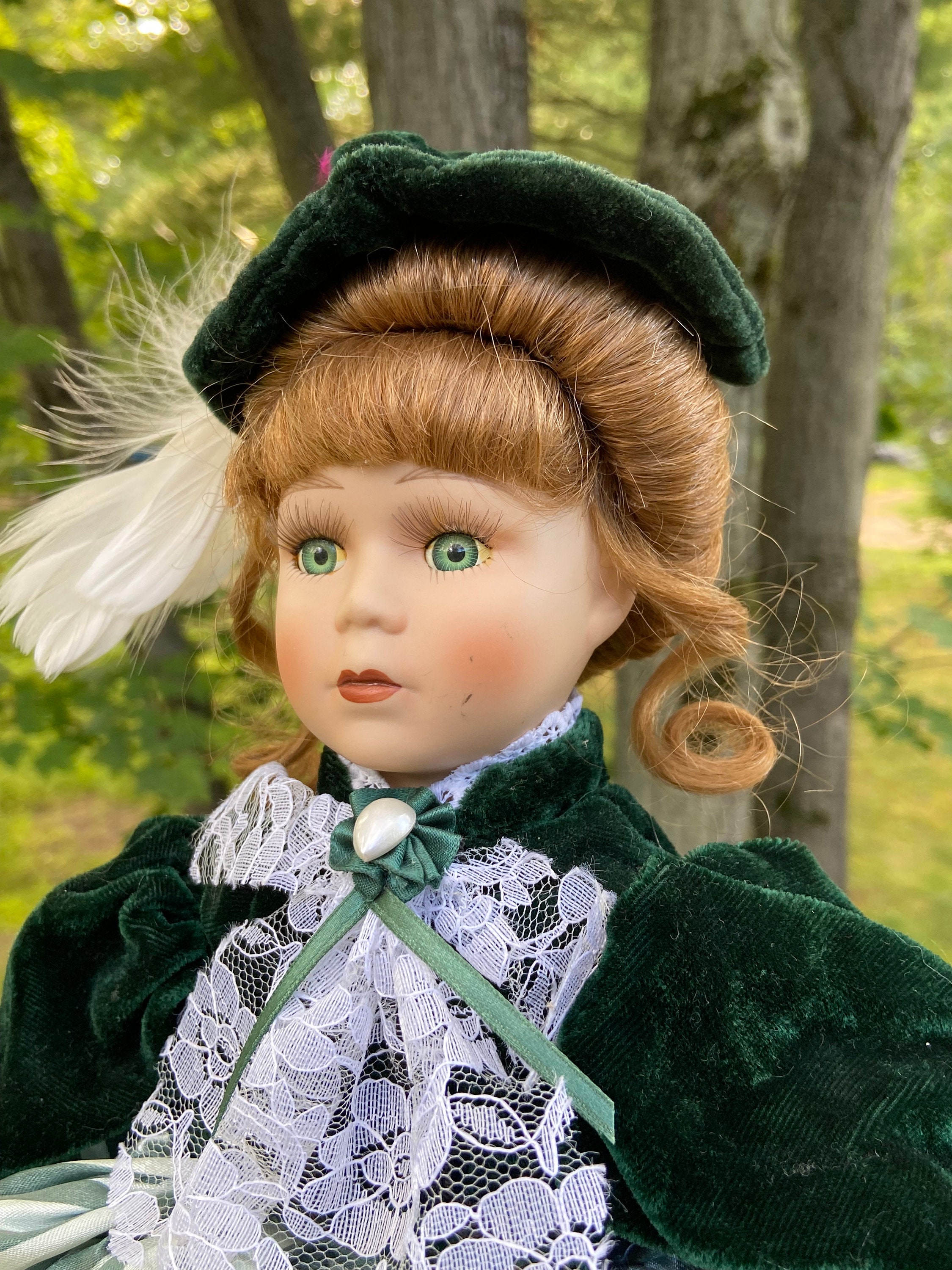 Vintage 18.5” Porcelain Doll - Etsy