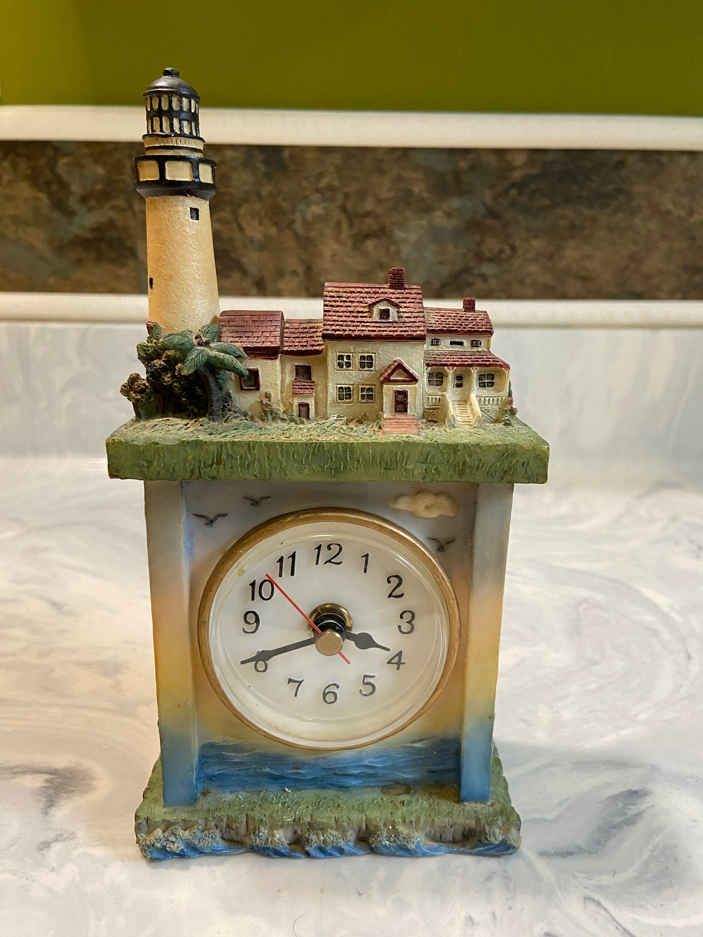 Vintage Lighthouse Clock Clock Works Etsy