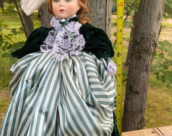 Vintage 18.5” Porcelain Doll - Etsy