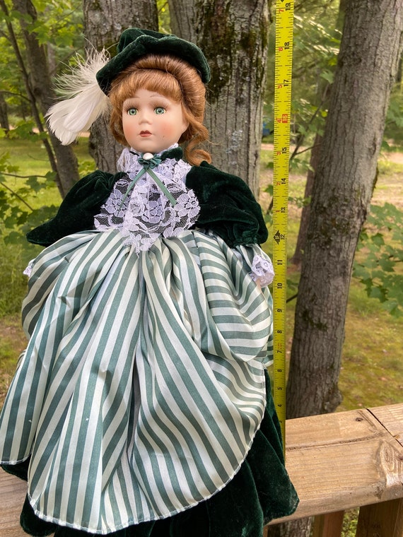 Vintage 18.5” Porcelain Doll - Etsy