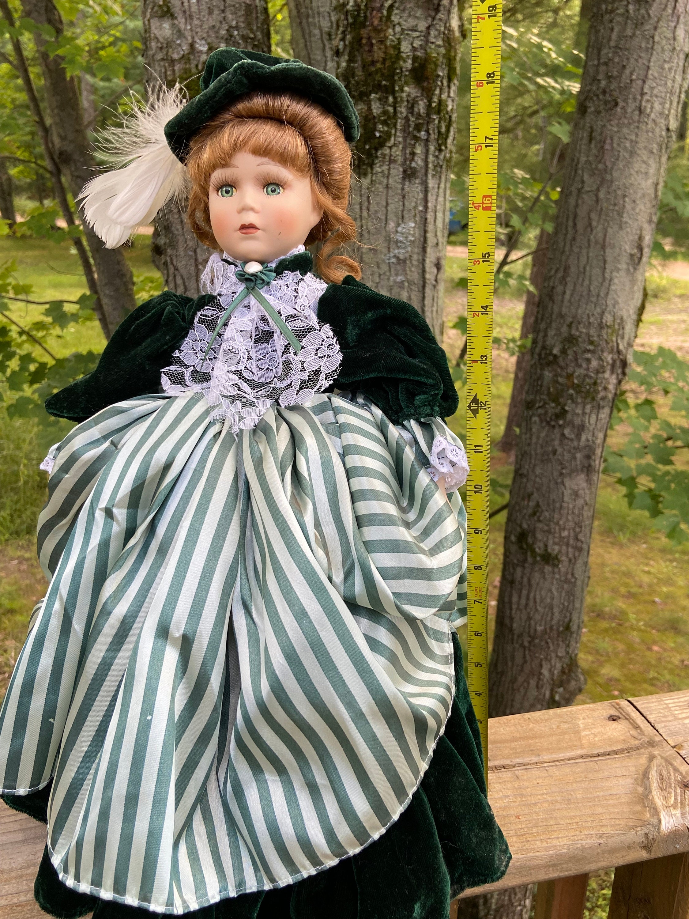 Vintage 18.5” Porcelain Doll - Etsy
