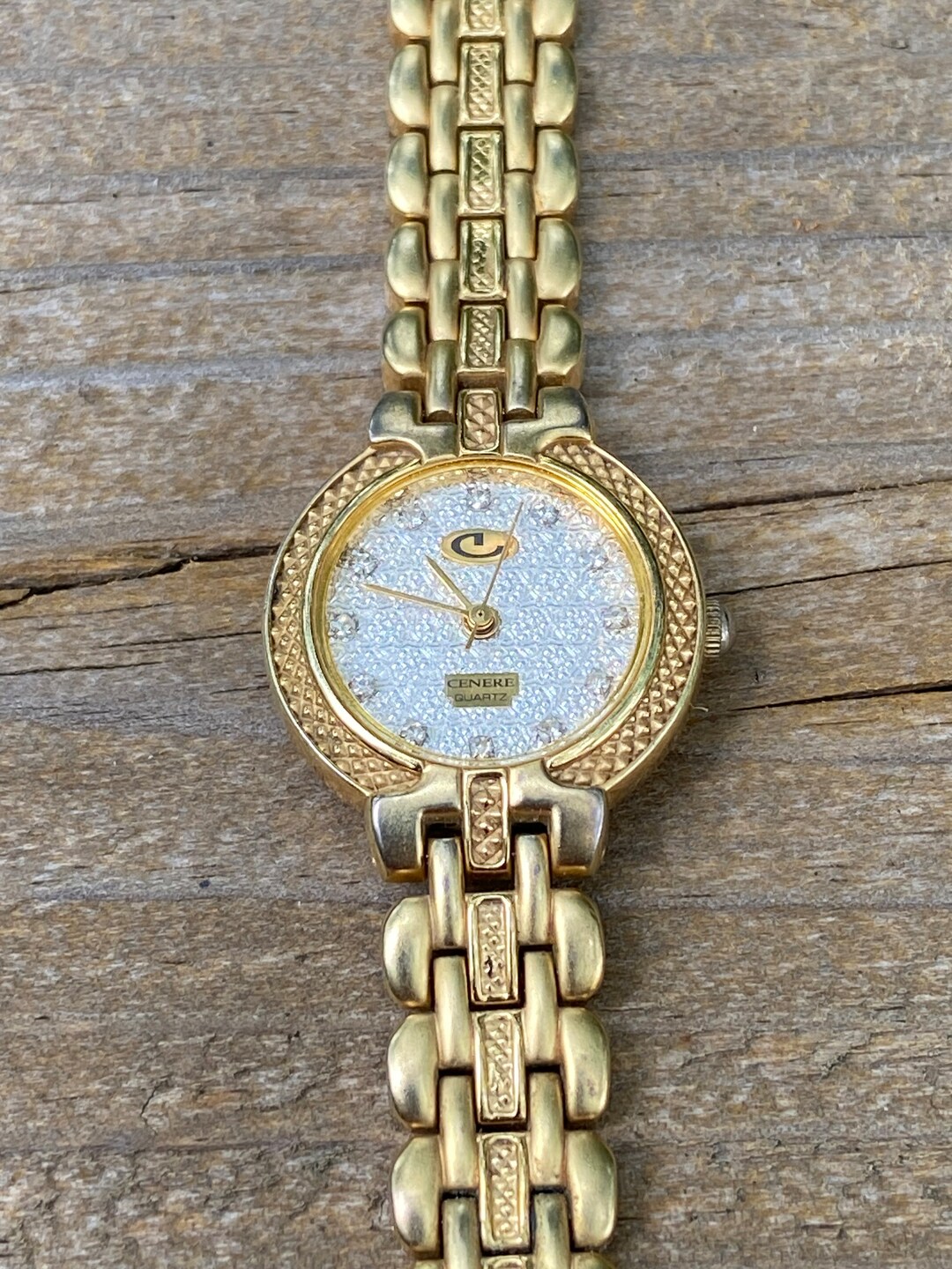 Vintage Cenere Quartz 23K Gold Plated Womens Watch - Etsy