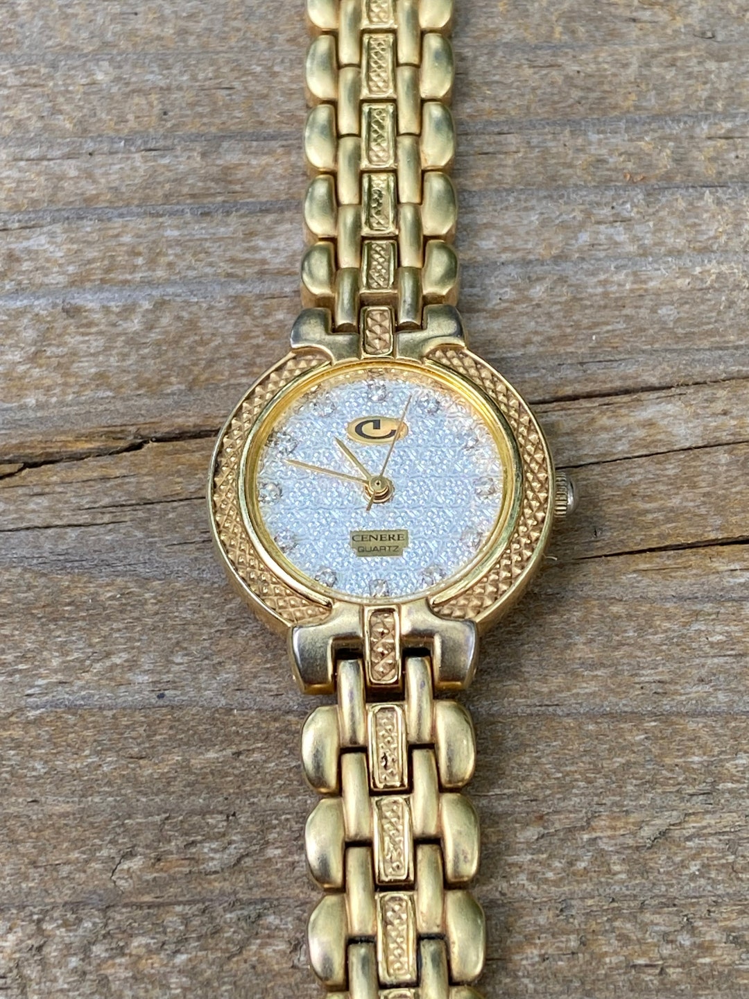 Vintage Cenere Quartz 23K Gold Plated Women's Watch - Etsy