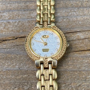 Vintage Cenere Quartz 23K Gold Plated women’s watch