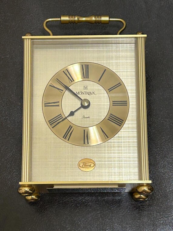 Vintage Montreux Carriage Ford 25th Anniversary Clock - West