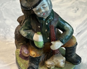 Vintage Friedel Bavaria figurine of a hunter. Made in West Germany