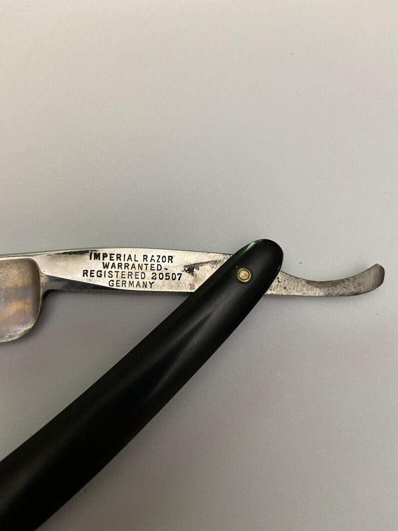 Vintage Imperial Razor - Germany Straight Razor - Etsy