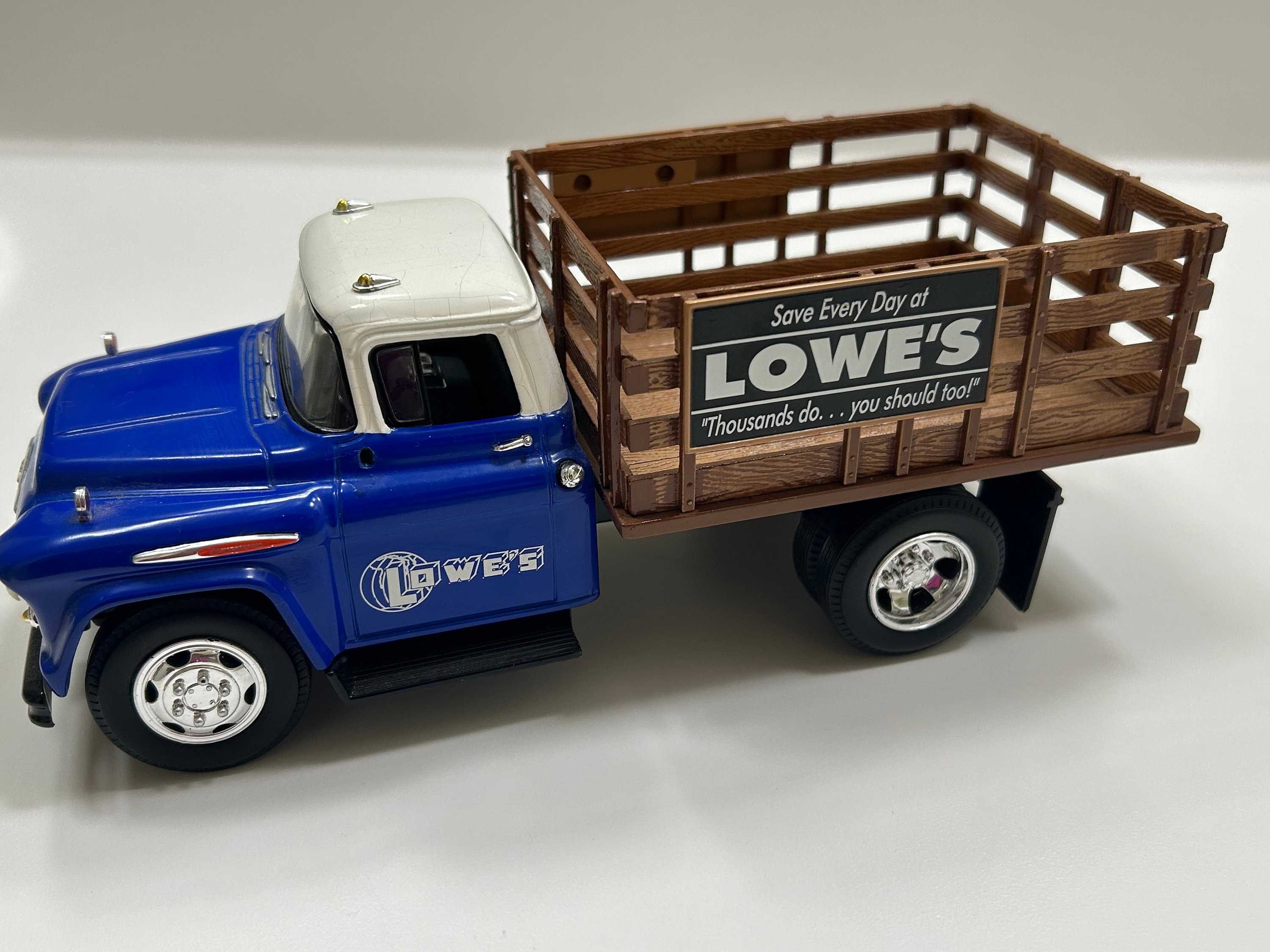 Vintage Lowe's 1957 Diecast Chevy Stake Truck - Etsy