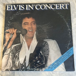 Elvis Presley: Original Elvis in Concert 2 Record Set Vinyl Record. 1977 RCA Records