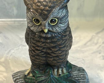 Vintage owl figurine