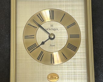 Vintage Montreux Carriage Ford 25th Anniversary Clock - West