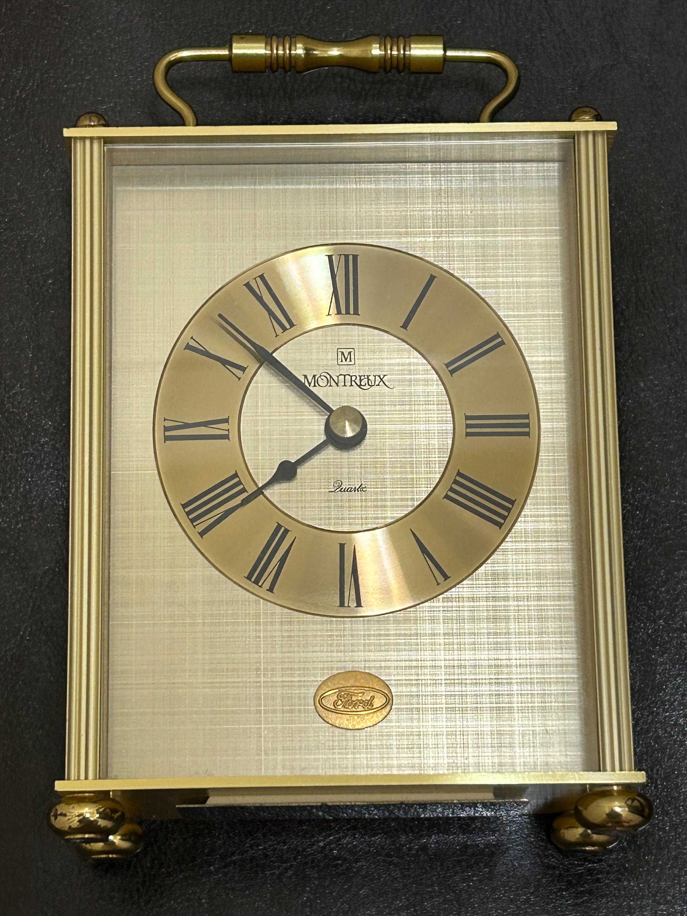 Vintage Montreux Carriage Ford 25th Anniversary Clock - West
