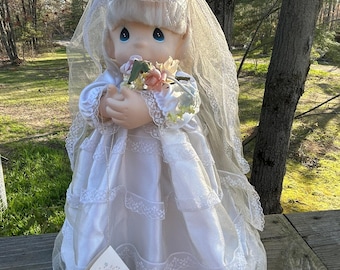 Vintage Precious Moments 15” Bride Doll by Jessi