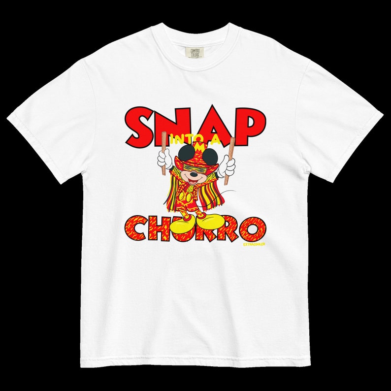 Snap Into a Churro Macho Mouse Shirt image 6