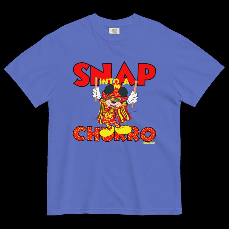 Snap Into a Churro Macho Mouse Shirt image 3