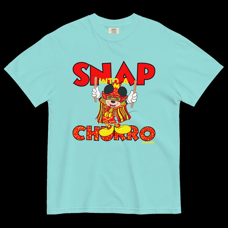 Snap Into a Churro Macho Mouse Shirt image 4