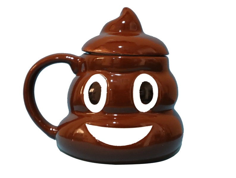 20 OZ Poop Shaped Coffee Mug Ceramic Coffee Mug with Lid Etsy