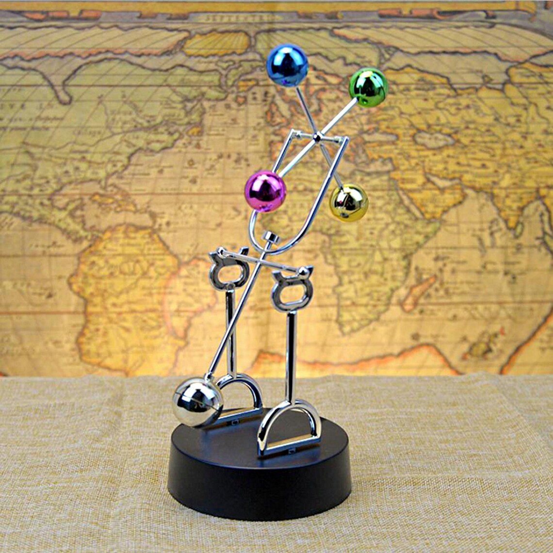 Art Perpetual Motion Acrobat desk toy Etsy