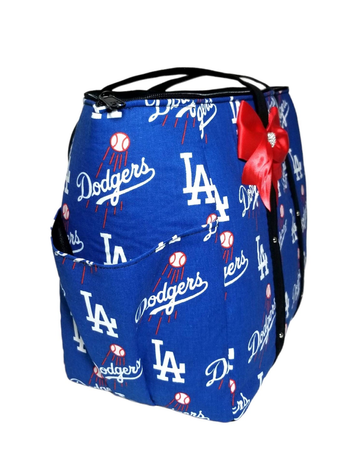 Los Angeles Dodgers Diaper Bag. Blue Black Girl Boy Tote Purse Etsy