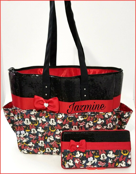 minnie mouse changing bag