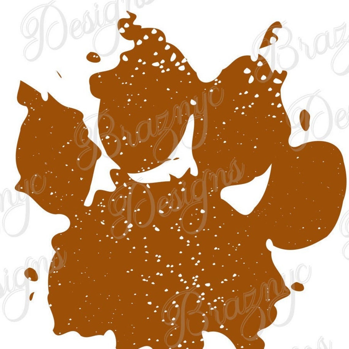 Muddy Dog Paw Prints Vector Dog Paw Drawing for T Shirts Etsy UK