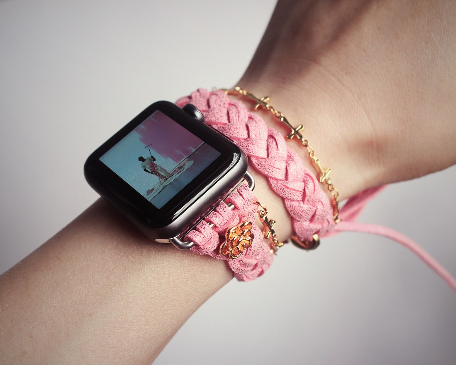 Double Wrap Apple Watch Band Apple Watch Band 38mm Apple Etsy