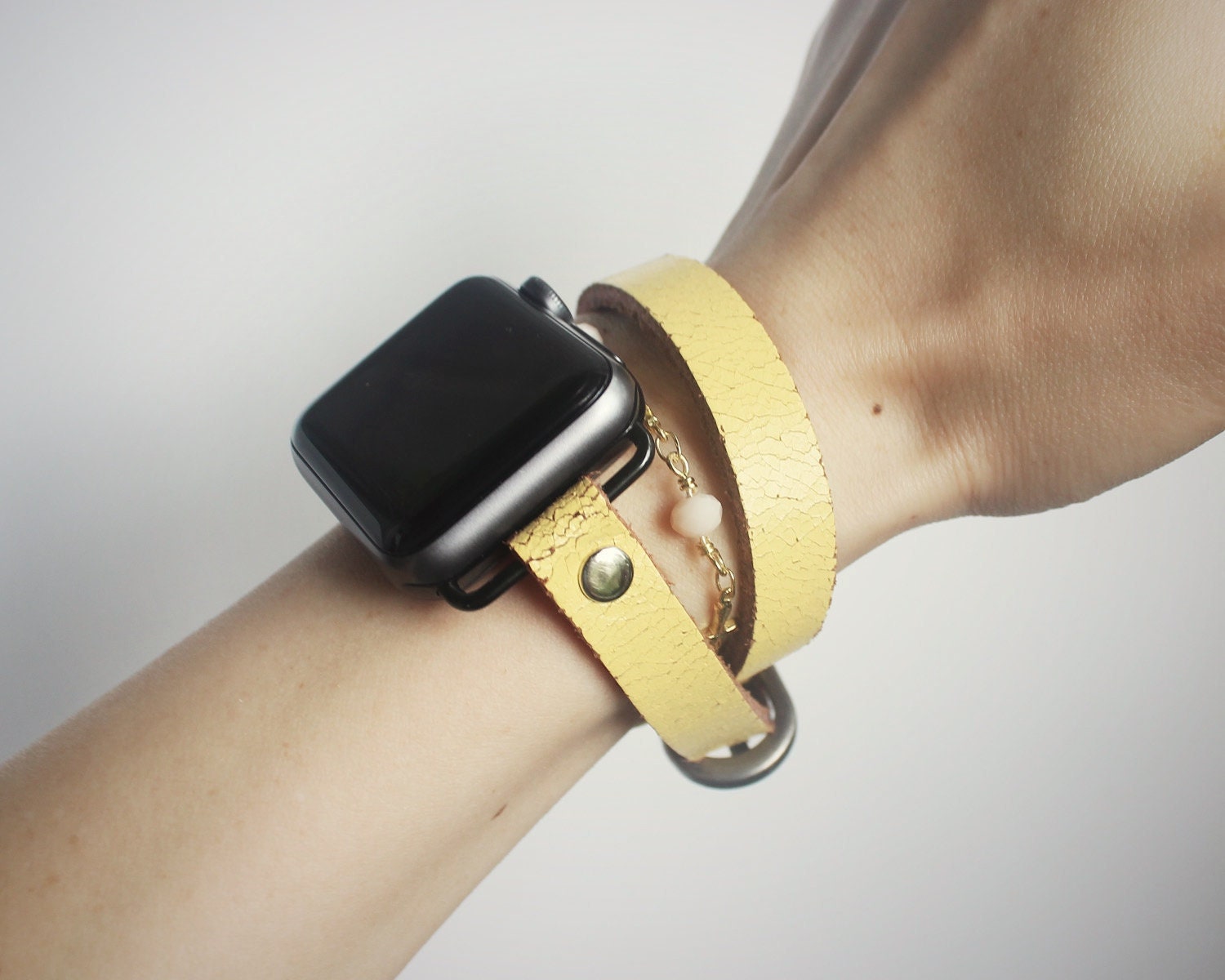 Double Wrap Apple Watch Bandapple Watch Band 38mm 40mmapple Etsy