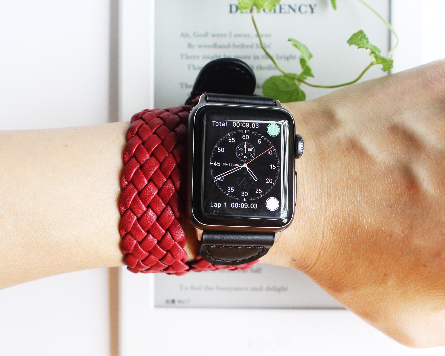 Double Wrap Apple Watch Band 38mm, Leather Apple Watch Band 42mm, Gift