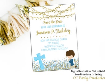 Communion Save Date Etsy