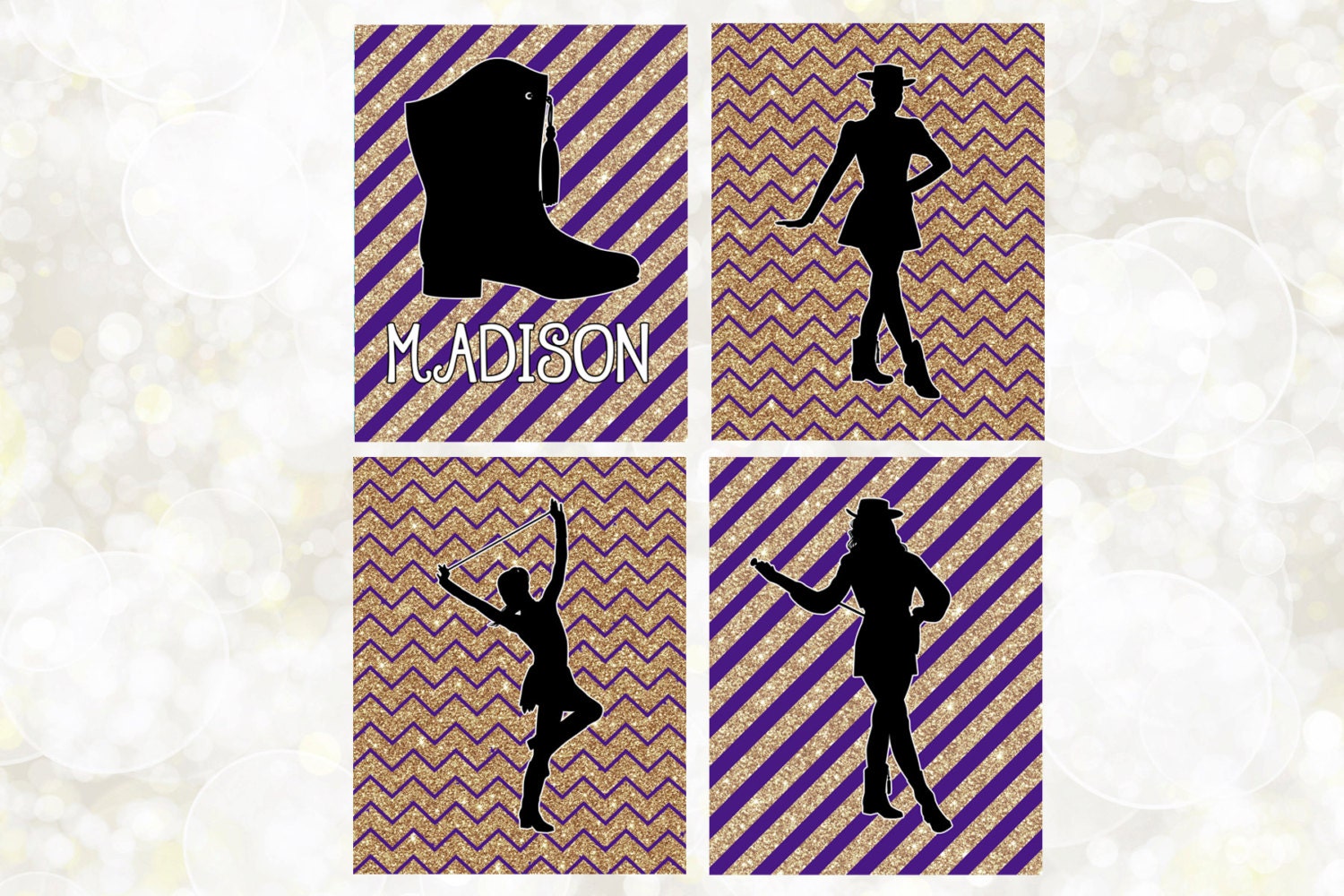 Drill Dance Digital Prints 4 Prints Custom Name Dance Etsy
