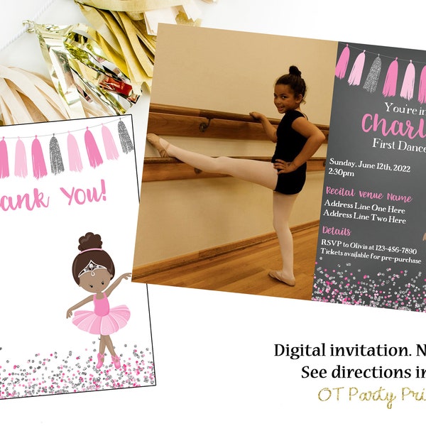 Ballet Invitation - Etsy