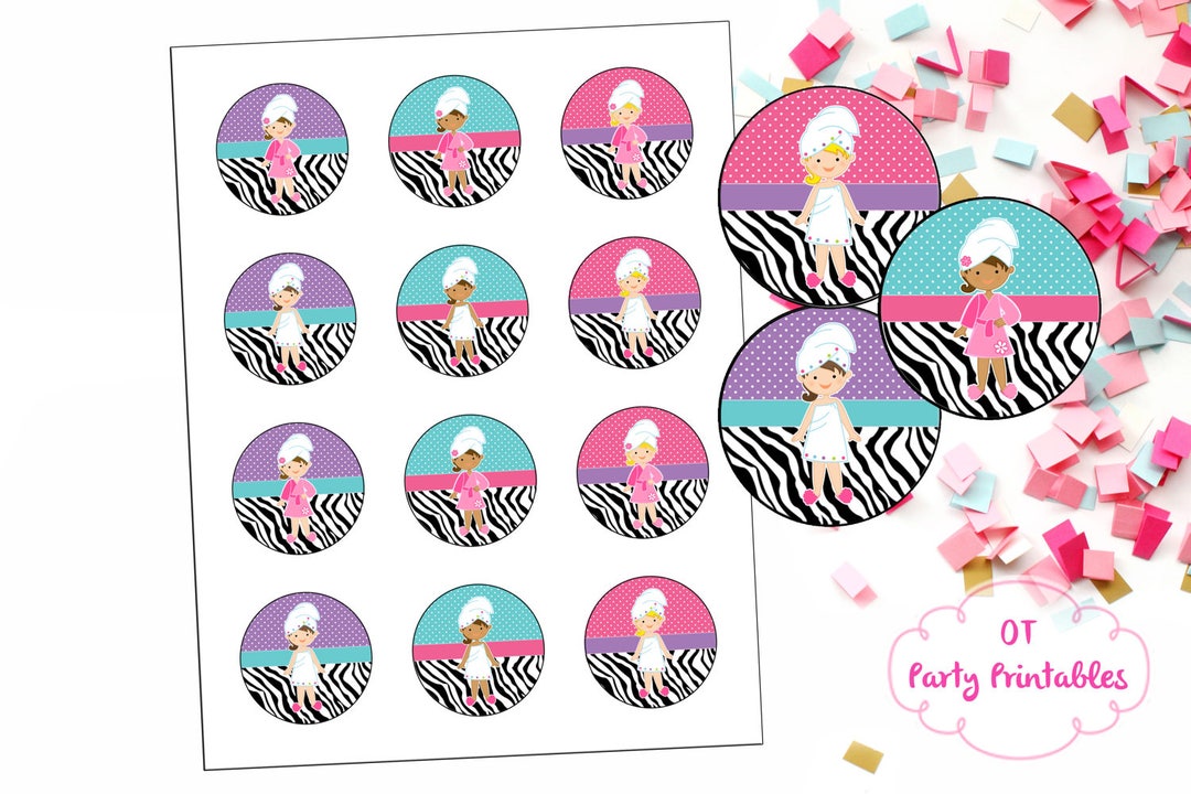 INSTANT DOWNLOAD Spa Party Theme Printables Spa Party - Etsy