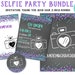 Selfie Digital Print You Print Elfie Let's Take a Selfie Christmas ...