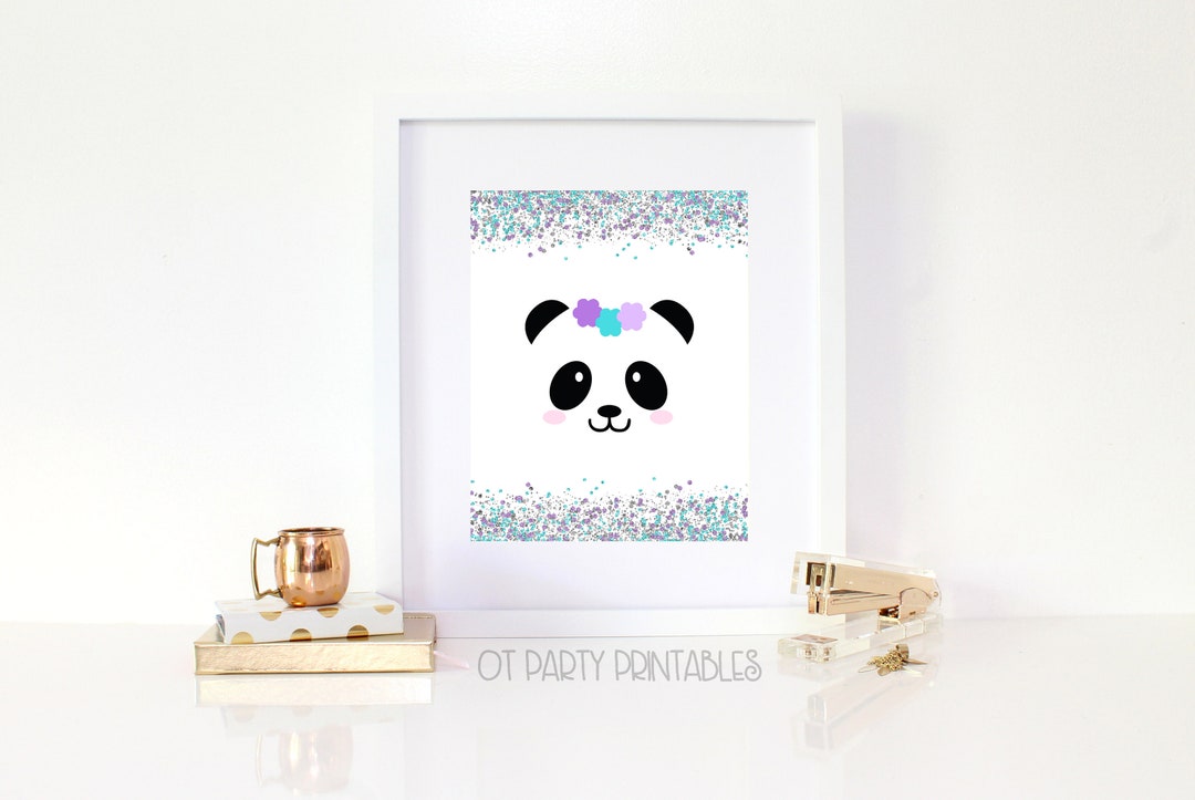 INSTANT DOWNLOAD Panda Digital Print You Print Panda - Etsy