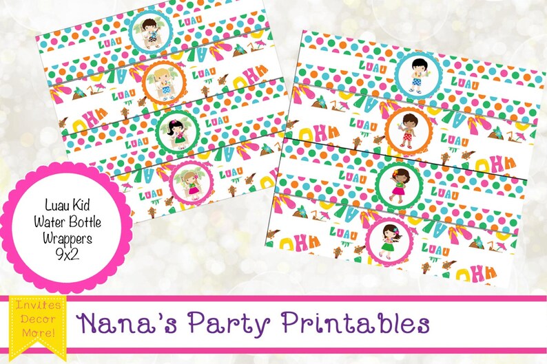 Luau Digital Invitation Luau Party Luau Photo Invitation Etsy