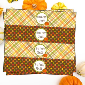 INSTANT DOWNLOAD Printable Table Tents Pumpkin Fall Theme Labels Fall ...