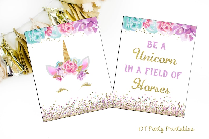instant download unicorn name generator unicorn party etsy