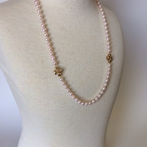 Freshwater Pearl Necklace and Bracelet Ensemble