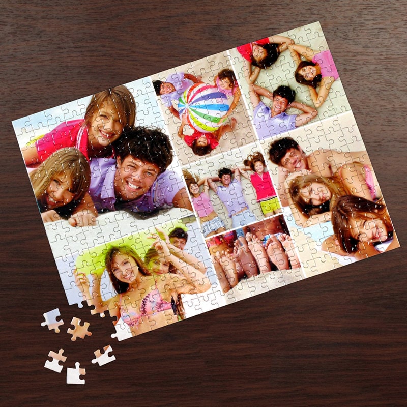 Photo Puzzle Custom Puzzle Photo Gift family puzzle piece Etsy