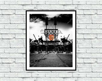 Comerica Park Dark - Iconic Detroit Photography - Wall Art