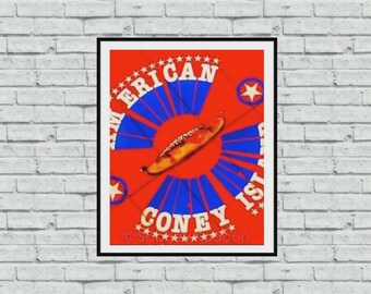 American Coney Island - Iconic Detroit Photography - Wall Art