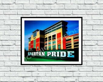Spartan Stadium Pride - Iconic Detroit Photography - Wall Art