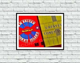 Coney Island Brotherhood - Iconic Detroit Photography - Wall Art
