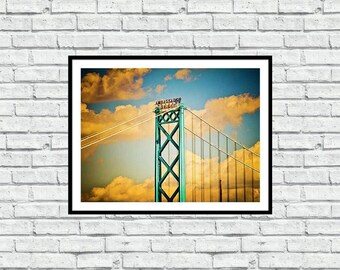 Ambassador Bridge Detroit - Iconic Detroit Photography - Wall Art