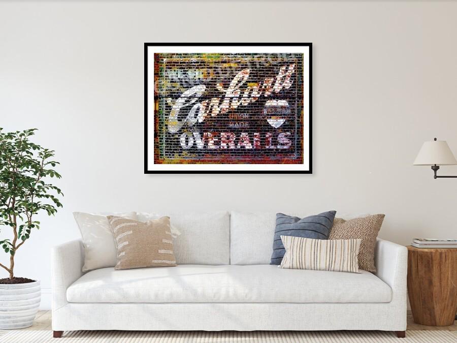 Vintage Carhartt Mural - Iconic Detroit Photography - Wall Art - Etsy