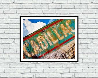 Cadillac Mural - Iconic Detroit Photography - Wall Art