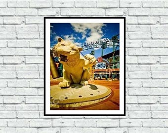 Comerica Park Tiger - Iconic Detroit Photography - Wall Art