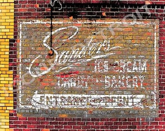 Detroit Photography - Sanders Mural - Iconic Detroit Print